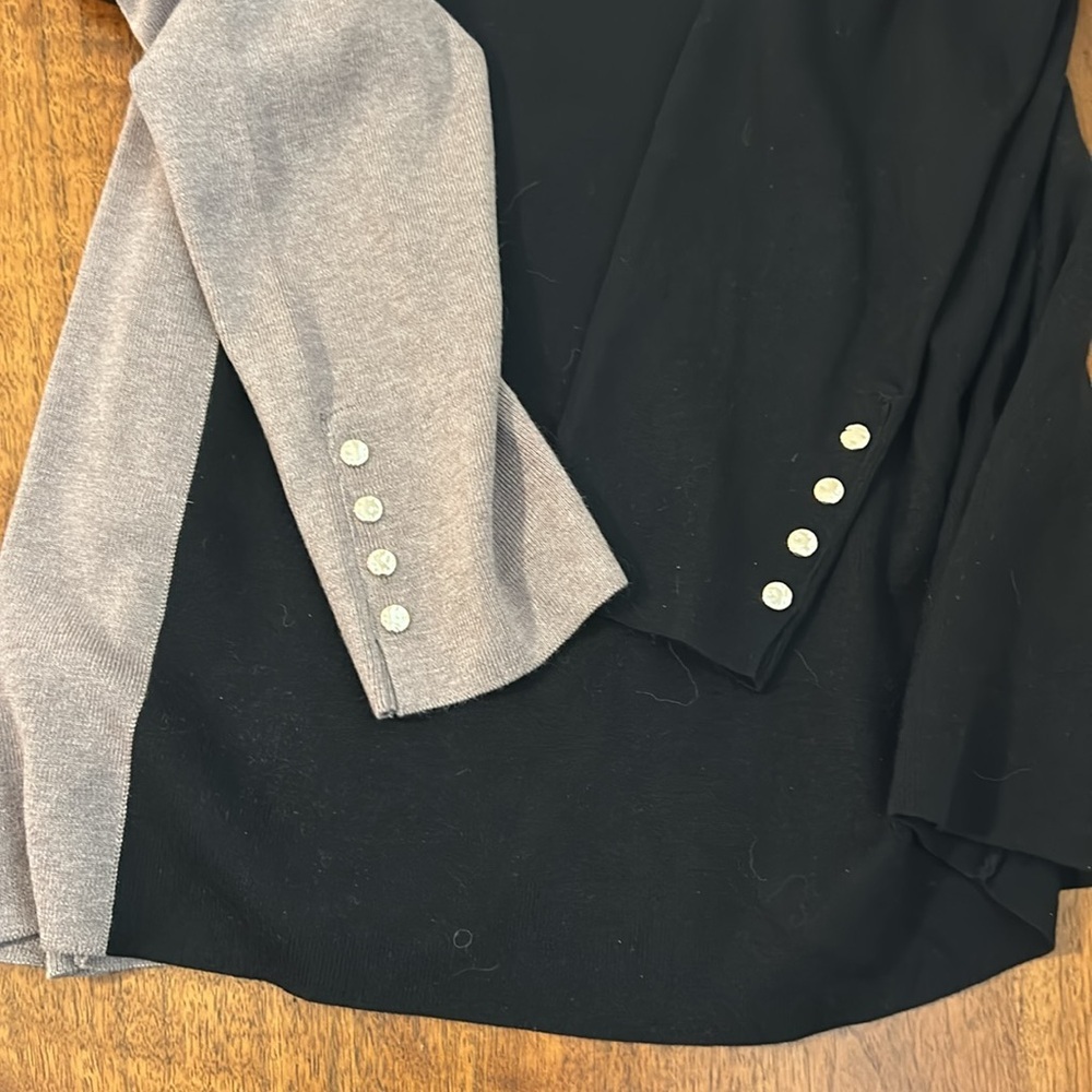 Chicos Colorblock Turtleneck Sweater Size 3 (XL 16/18) - Picture 6 of 7